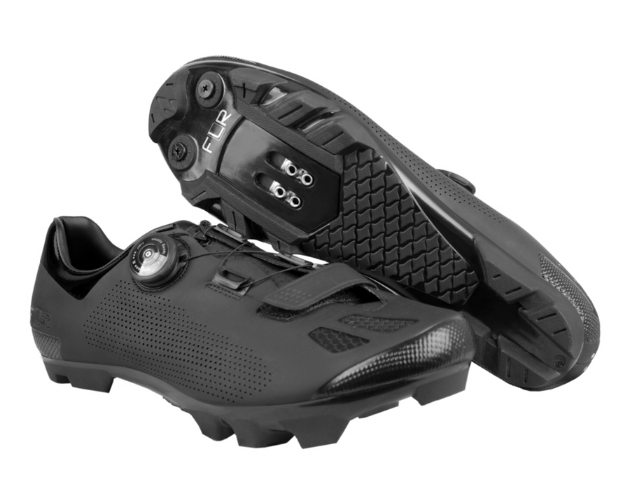 FLR F-70 MTB Gravel Shoes Black - Main Image