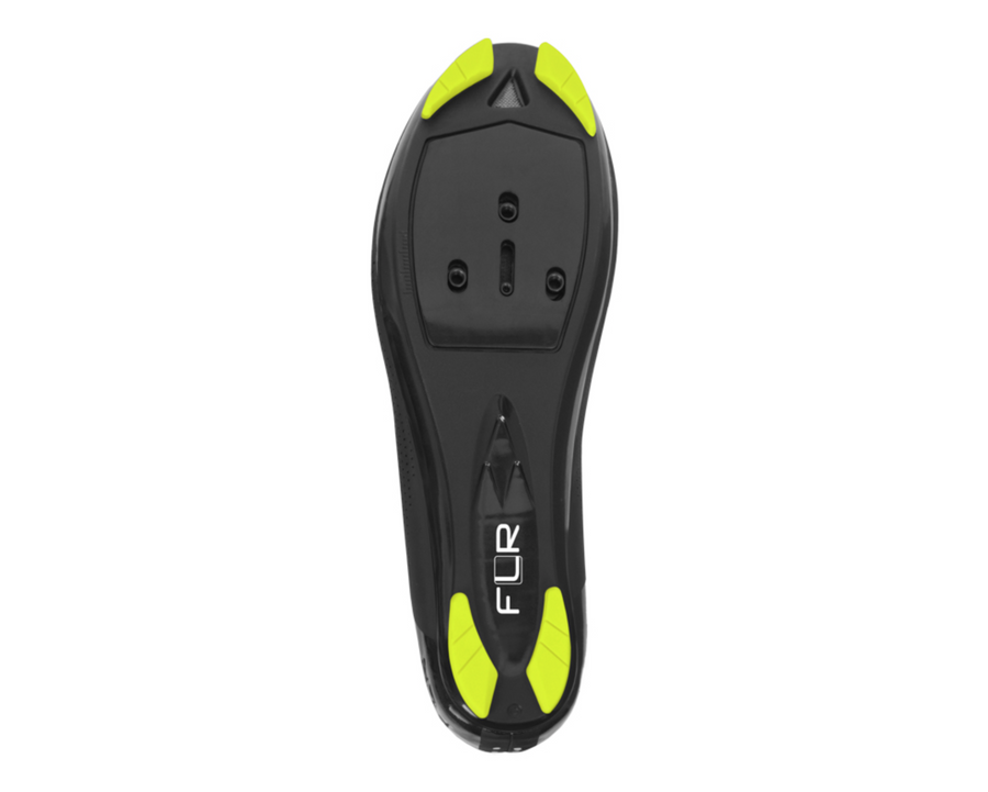 FLR F-11 Road Shoes - Black/Yellow - SpinWarriors