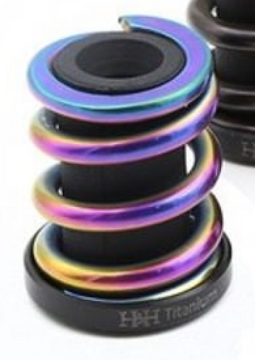 H&H Brompton Titanium Round Rear Suspension - Rainbow - SpinWarriors