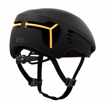 CRNK Genetic Helmet - Black/Orange
