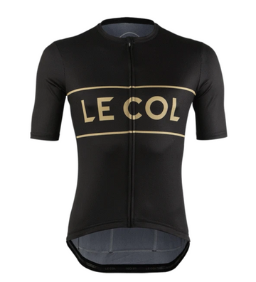 Le Col Sport Jersey - Black/Gold - SpinWarriors