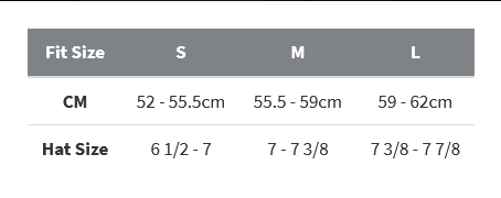 Bern helmet size deals chart