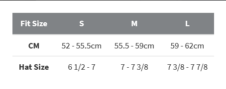 Size Chart Helm Sepeda Bern FL-1 Pave - Matte Black - SpinWarriors