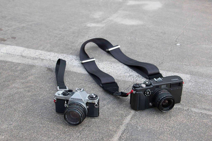 Restrap Shoot Mini Camera Wrist Strap - Black - SpinWarriors