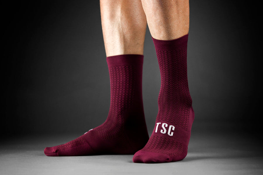 The Service Course Sock - Red