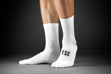 The Service Course Sock - White