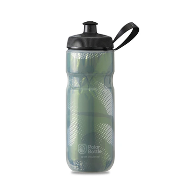 Polar Bottle Sport Insulated - Contender Olive Green/Silver - SpinWarriors