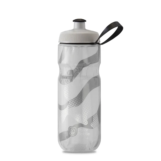 Polar Bottle Sport Insulated - Contender White/Silver - SpinWarriors