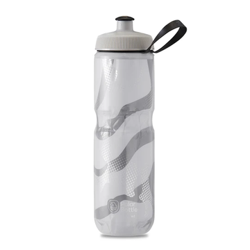 Polar Bottle Sport Insulated - Contender White/Silver - SpinWarriors