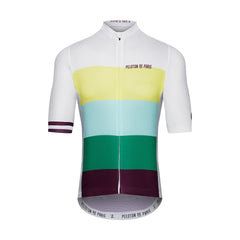 Peloton de Paris Sprinteur Jersey - Popsicle White - SpinWarriors