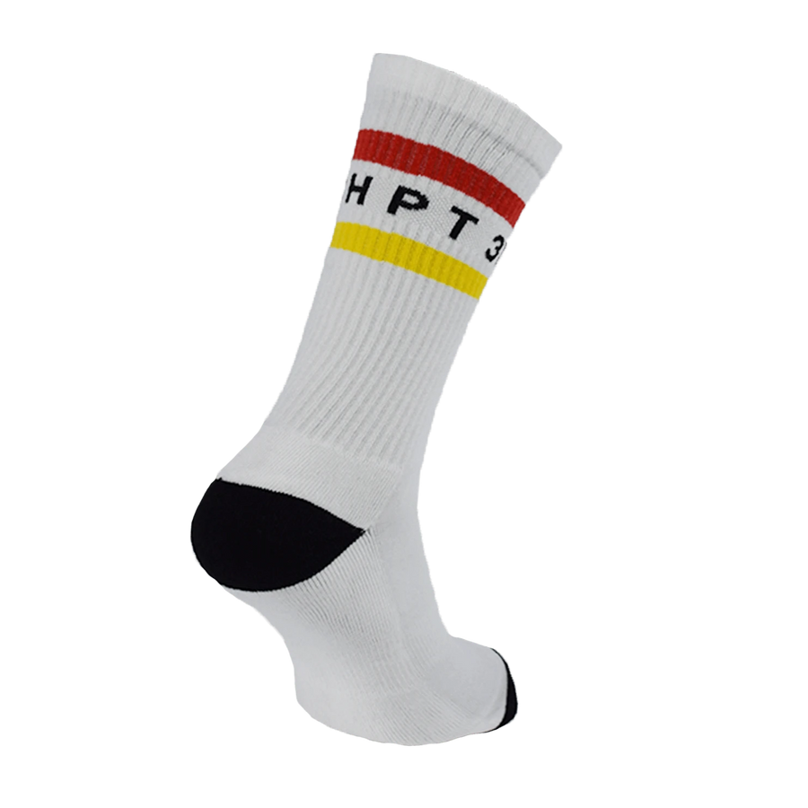 CHPT3 Tube Socks - Retro Red/Yellow - SpinWarriors