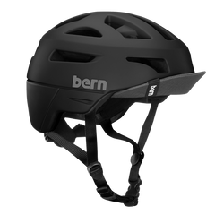 Helm Sepeda Bern Union - Matte Black - SpinWarriors