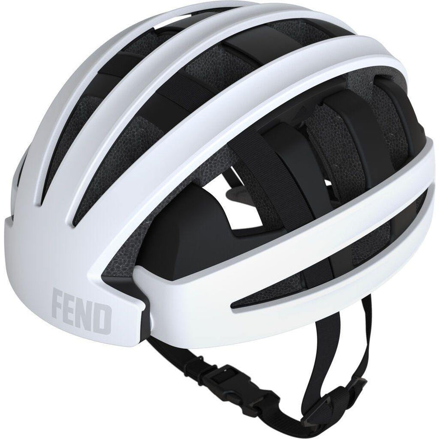 FEND One Foldable Helmet - Matte White - SpinWarriors