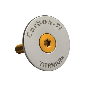 Carbon Ti X-Cap Titanium - Gold - SpinWarriors