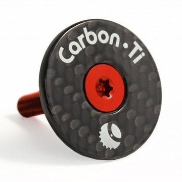 Carbon Ti X-Cap Carbon - Red - SpinWarriors