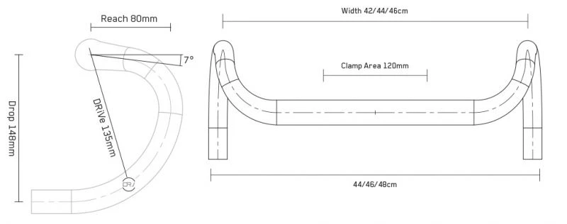 Profile Design DRV/AEROa Drop Bar - SpinWarriors