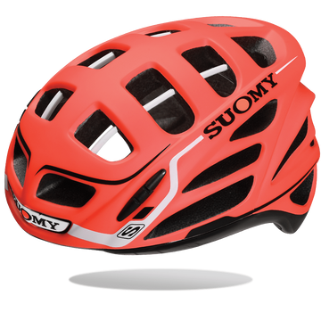 Suomy Gun Wind S-Line Helmet - Orange/White Matt - SpinWarriors