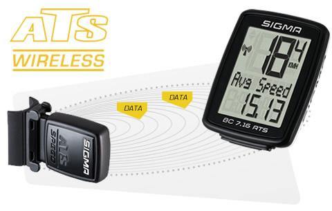 Sigma BC 7.16 ATS Wireless Cycling Computer – SpinWarriors