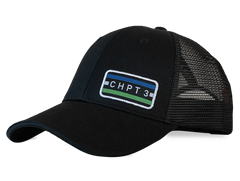 CHPT3 Stripe Cap - Black - SpinWarriors