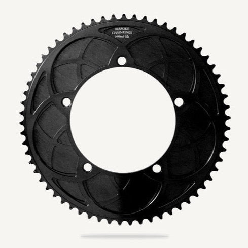 Bespoke Stealth Rose Arches BCD130 Chainring - Black - SpinWarriors