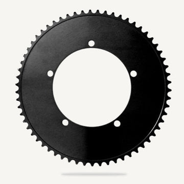 Bespoke Stealth Rose Arches BCD130 Chainring - Black - SpinWarriors