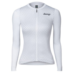 Suarez Performance Long Sleeve Women Jersey - White