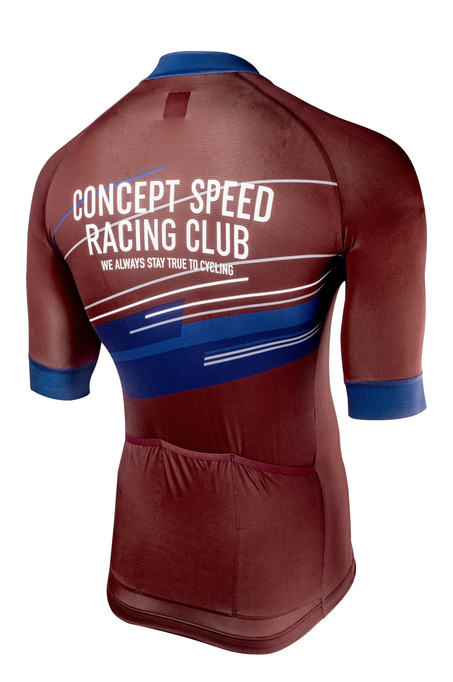 Concept Speed (CSPD) Racing Club Glow In The Dark Jersey - Red Brown - SpinWarriors