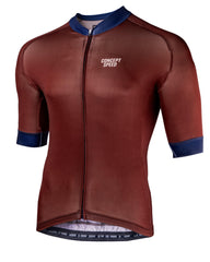 Concept Speed (CSPD) Racing Club Glow In The Dark Jersey - Red Brown - SpinWarriors