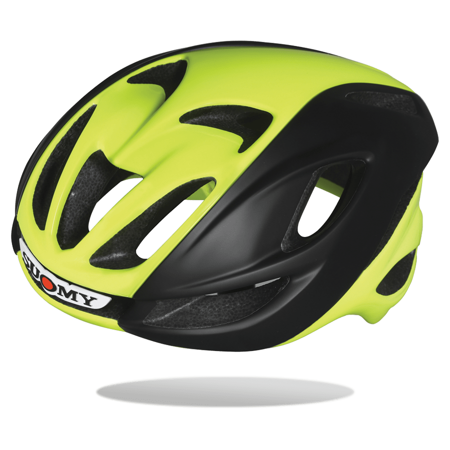 Suomy Glider Helmet - Black/Yellow No Brand - SpinWarriors