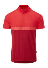 Chapeau! Cafe Color Block Men Jersey - Devon Red - SpinWarriors