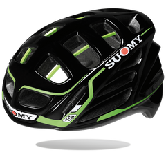 Suomy Gun Wind S-Line Helmet - Black/Green - SpinWarriors