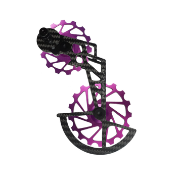 NOVA RIDE Carbon Ceramic Rear Derailleur Shimano Dura Ace & Ultegra - Purple - SpinWarriors