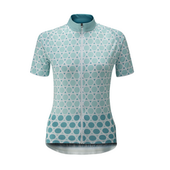Chapeau! Madeleine Geo Polka Woman Jersey - Surf Blue - SpinWarriors
