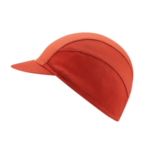 Chapeau! Lightweight Central Stripe Cap - Devon Red - SpinWarriors