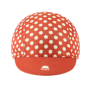 Chapeau! Lightweight Polka Dot Cap - Devon Red - SpinWarriors