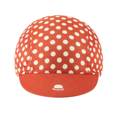 Chapeau! Lightweight Polka Dot Cap - Devon Red - SpinWarriors