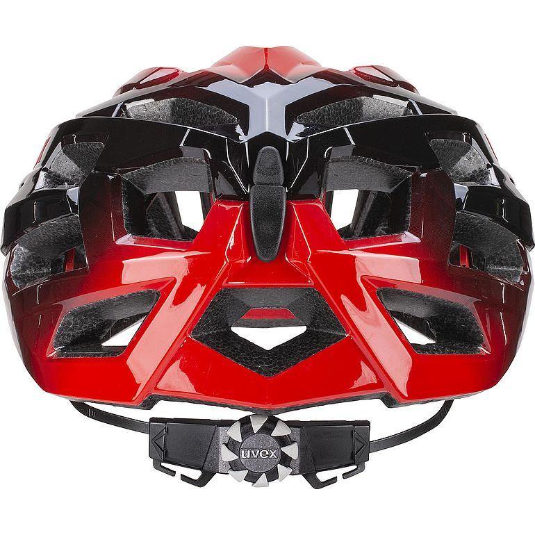 uvex race 7 Helmet - Black Red - SpinWarriors