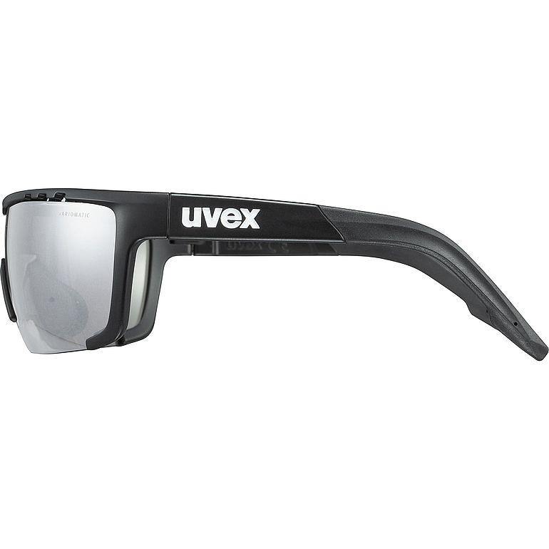 uvex sportstyle 707 CV Sunglasses - Black Mat/Litemirror Silver - SpinWarriors