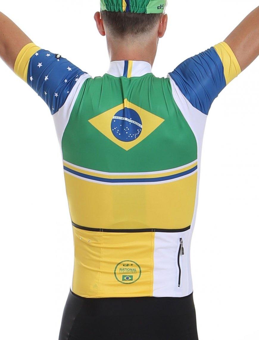 G4 Men National Cycling Jersey - Brazil - SpinWarriors