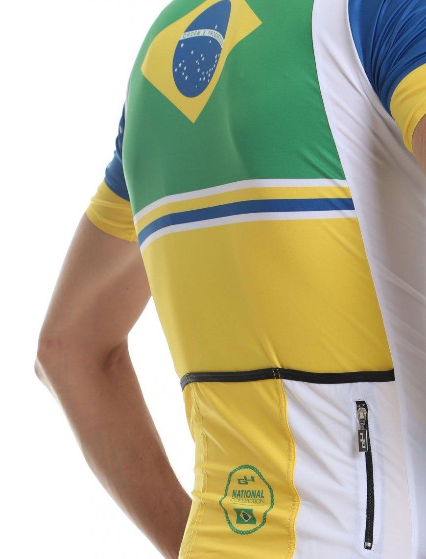 G4 Men National Cycling Jersey - Brazil - SpinWarriors