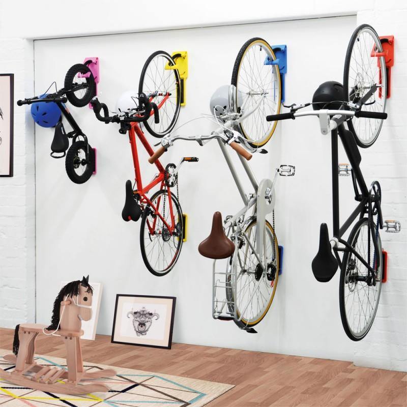 Cycloc Endo Wall Bike Rack - Orange - SpinWarriors