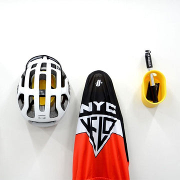 Cycloc Loop Helmet & Accessory Wall Storage - Yellow - SpinWarriors