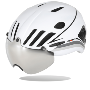 Suomy Vision Helmet - White/Black - SpinWarriors