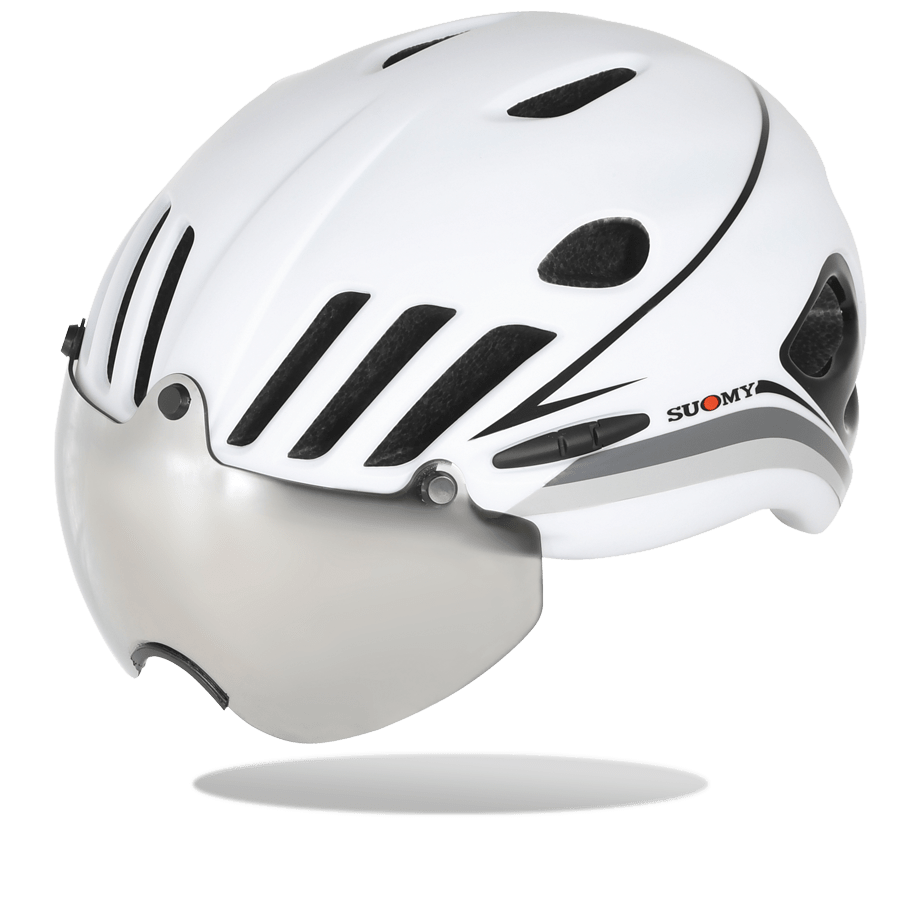 Suomy Vision Helmet - White/Black - SpinWarriors