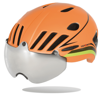 Suomy Vision Helmet - Tangerine/Black - SpinWarriors