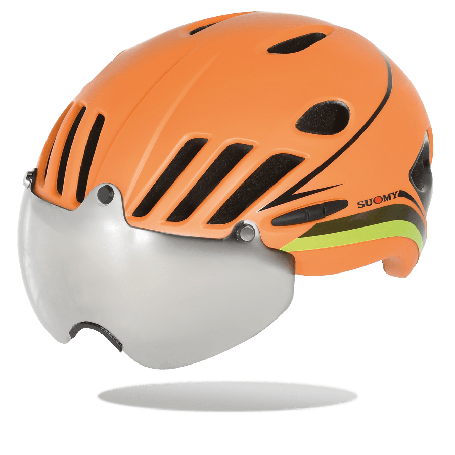 Suomy Vision Helmet - Tangerine/Black - SpinWarriors