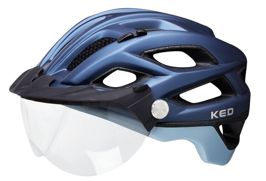 KED Covis Lite Helmet - Nightblue/Lightblue Matt - SpinWarriors