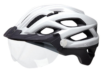 KED Covis Lite Helmet - Silver/Black Matt - SpinWarriors
