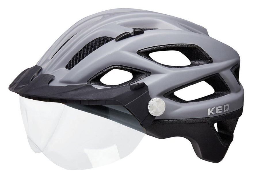 KED Covis Lite Helmet - Grey/Black Matt - SpinWarriors