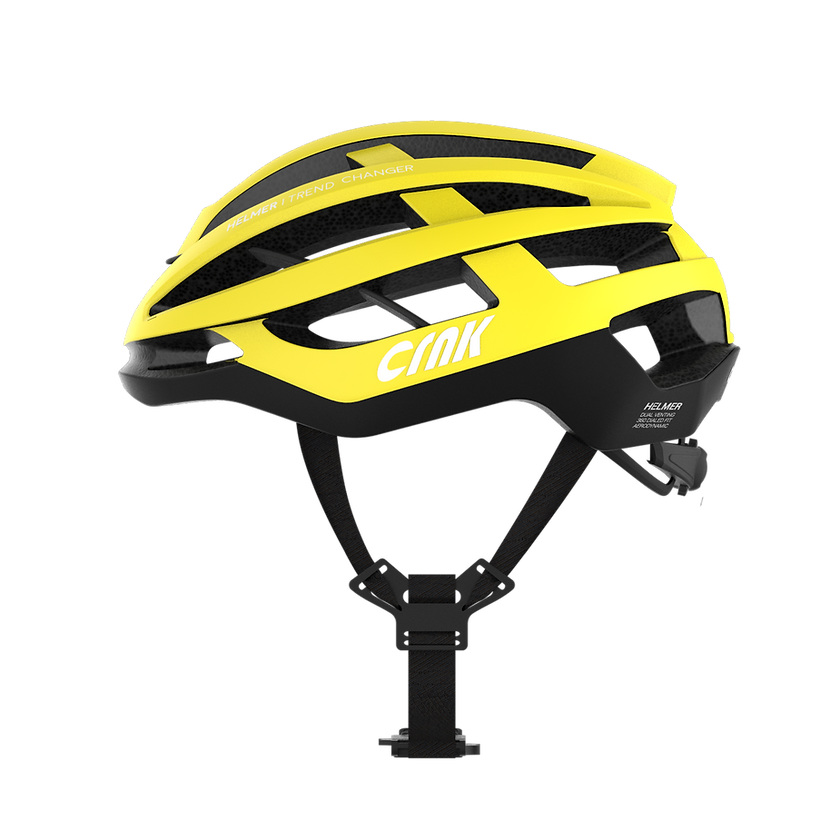 CRNK Helmer Helmet - Yellow